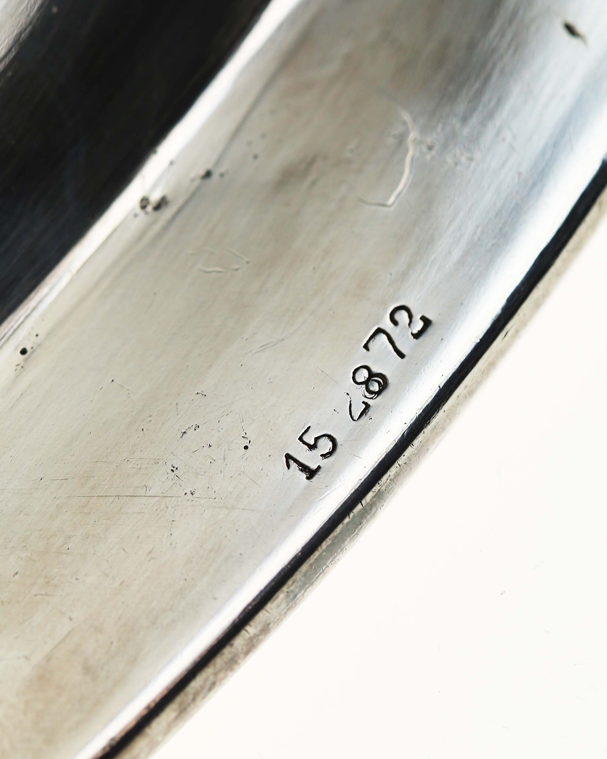 Wellner 67 serving tray – detailed view of Reich eagle and AH stamp