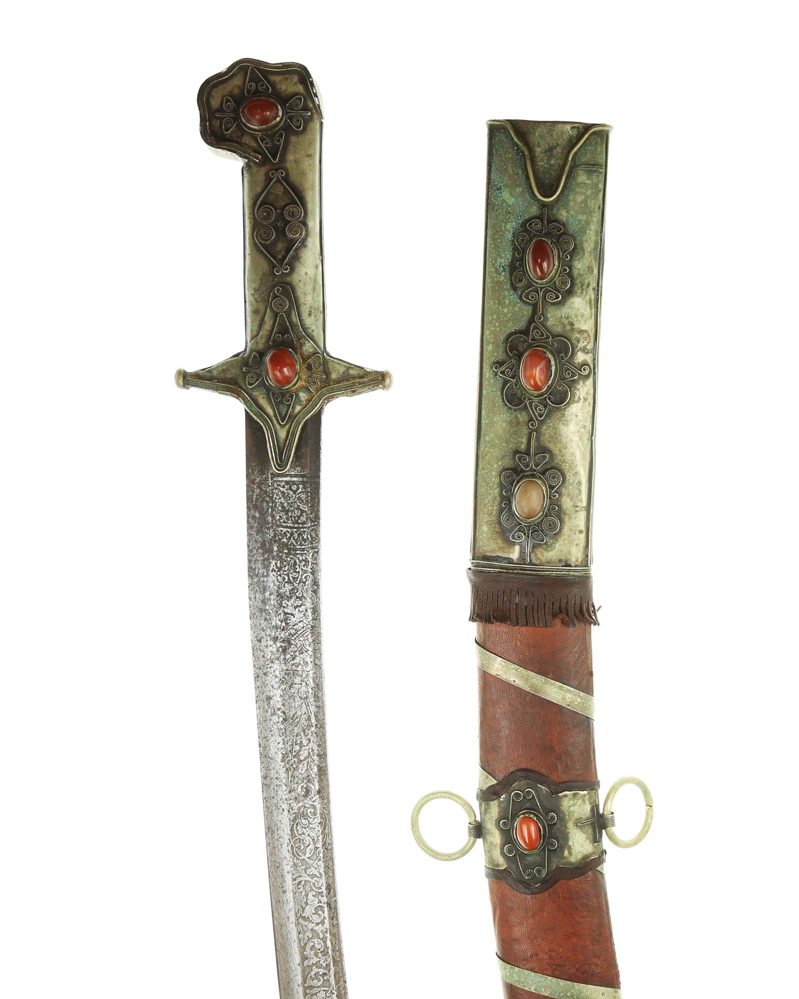 Persischer Shamshir – Detailaufnahme Klinge