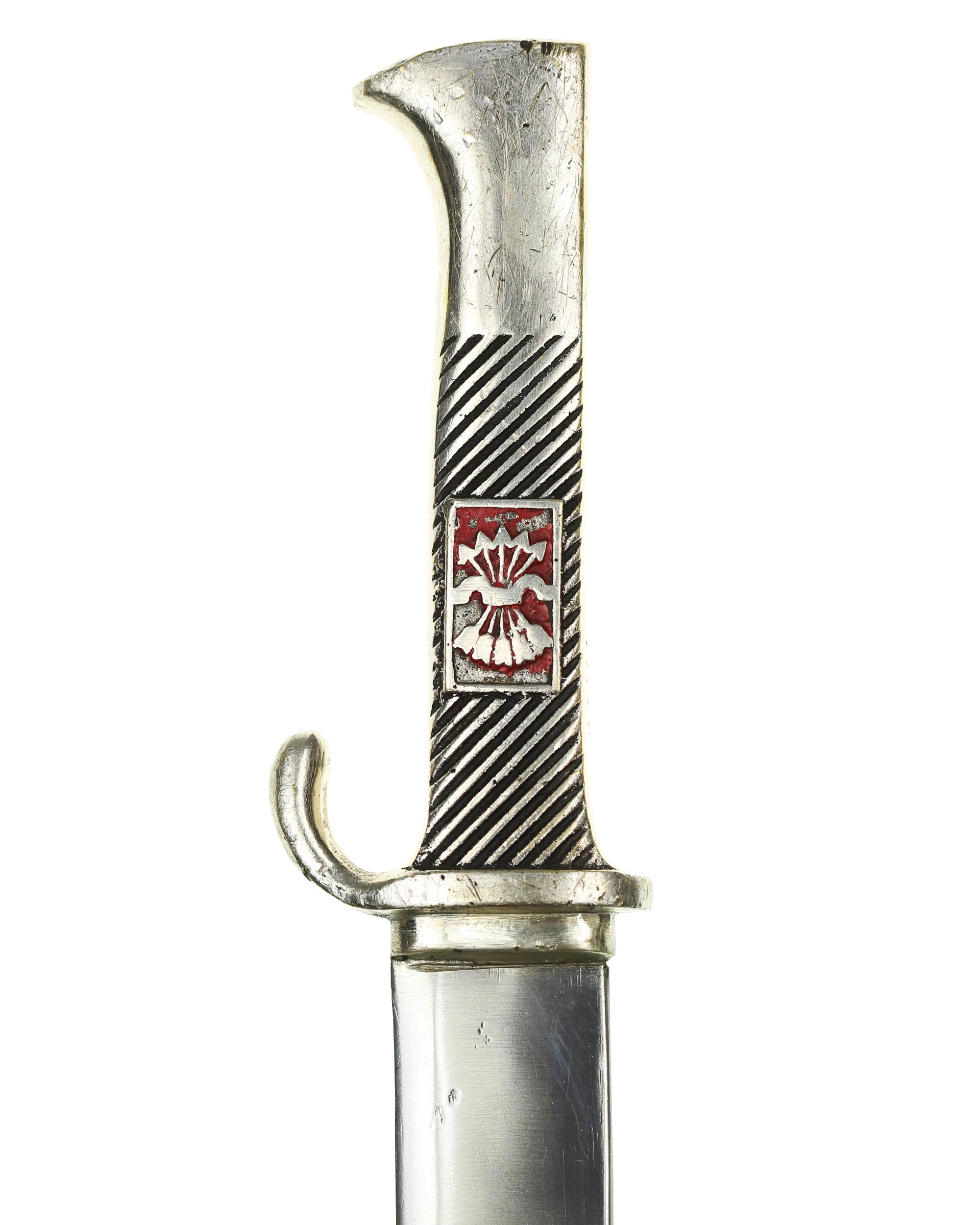 Falange Dolchmesser Spanien – Scheidendetail