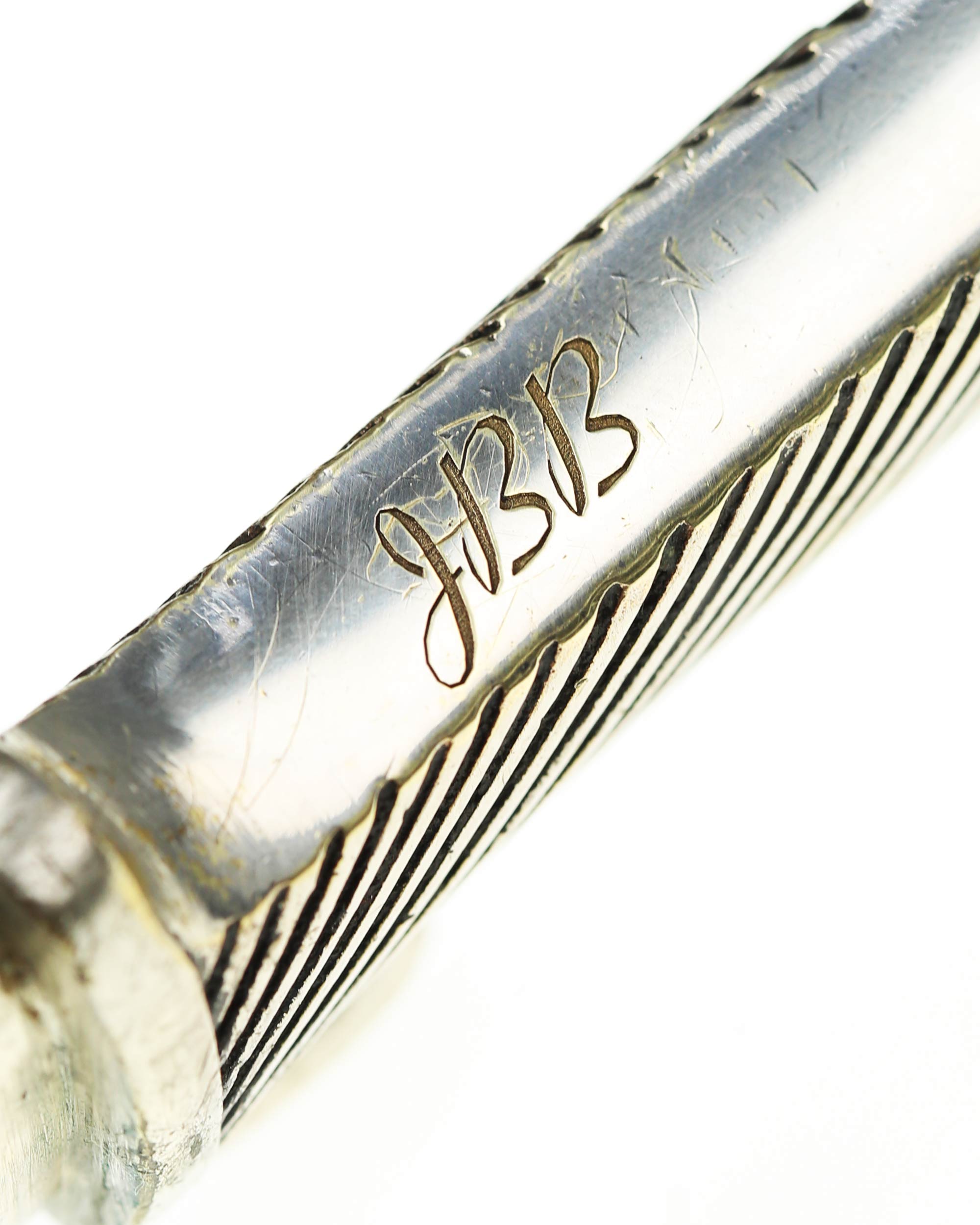 Falange Dolchmesser Spanien – Detailaufnahme