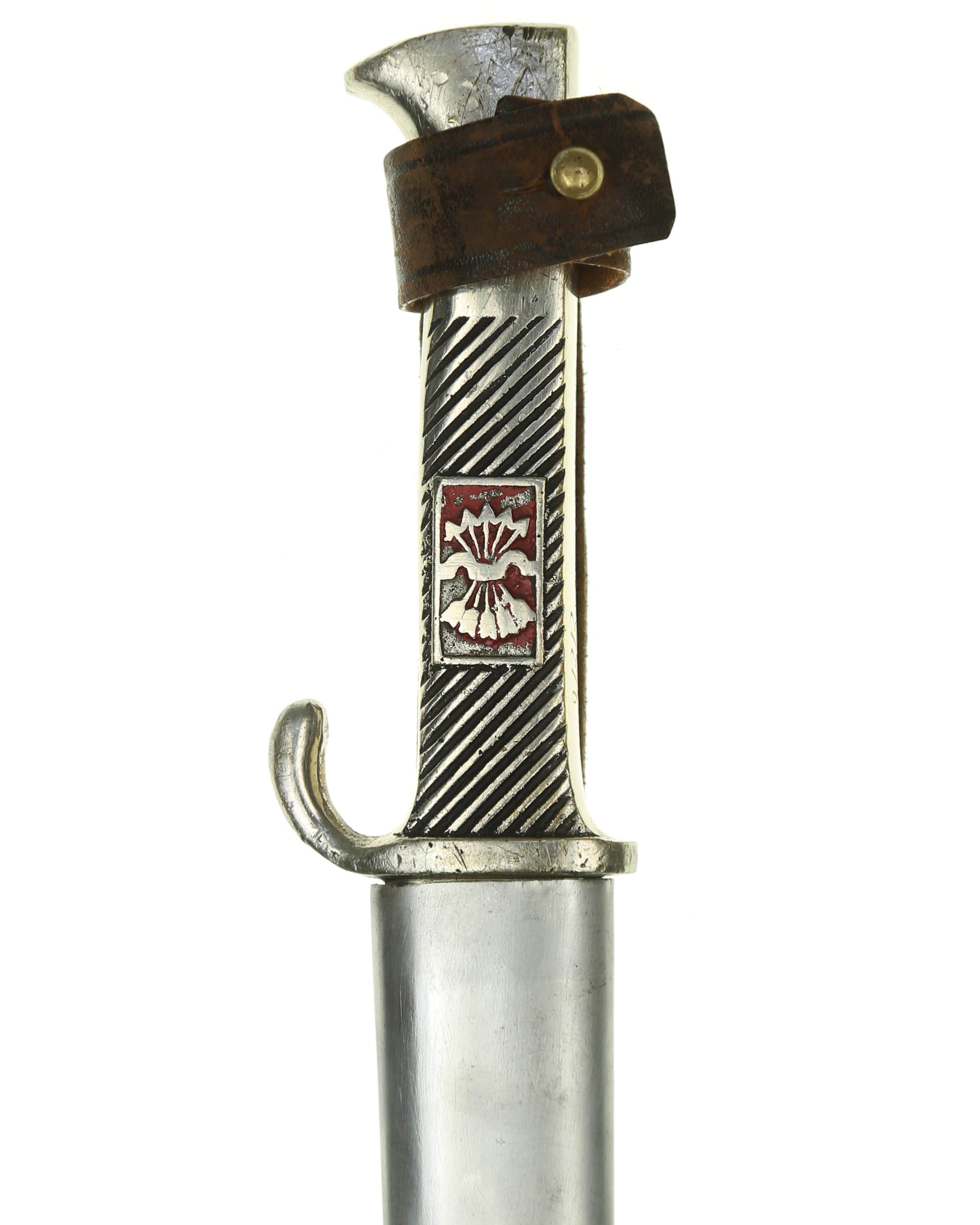 Spanischer Falange Dolchmesser – Detailansicht Klinge