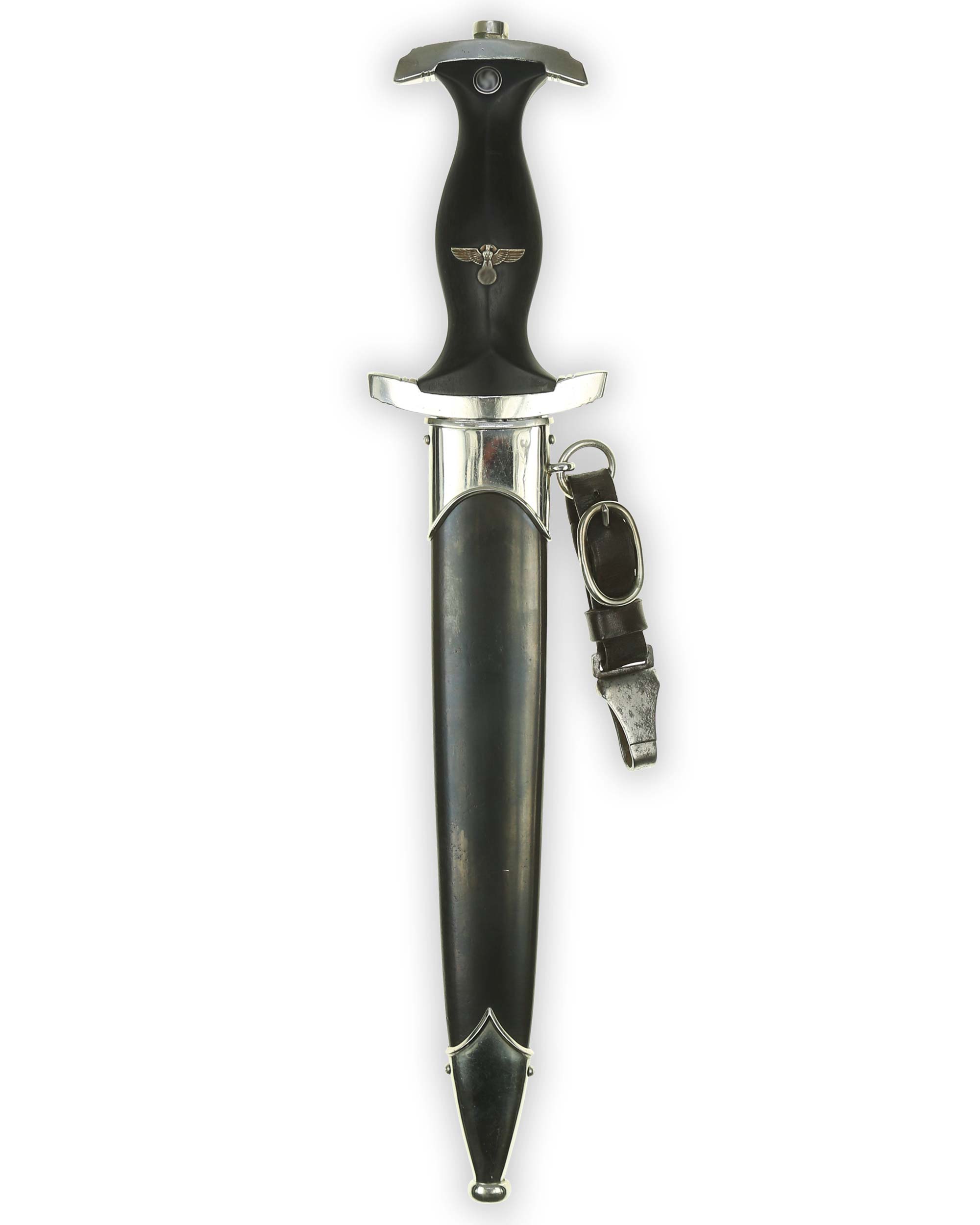 SS service dagger early variant with hanger and membership number 1570 – C. Bertram Reinh. Solingen – overall view