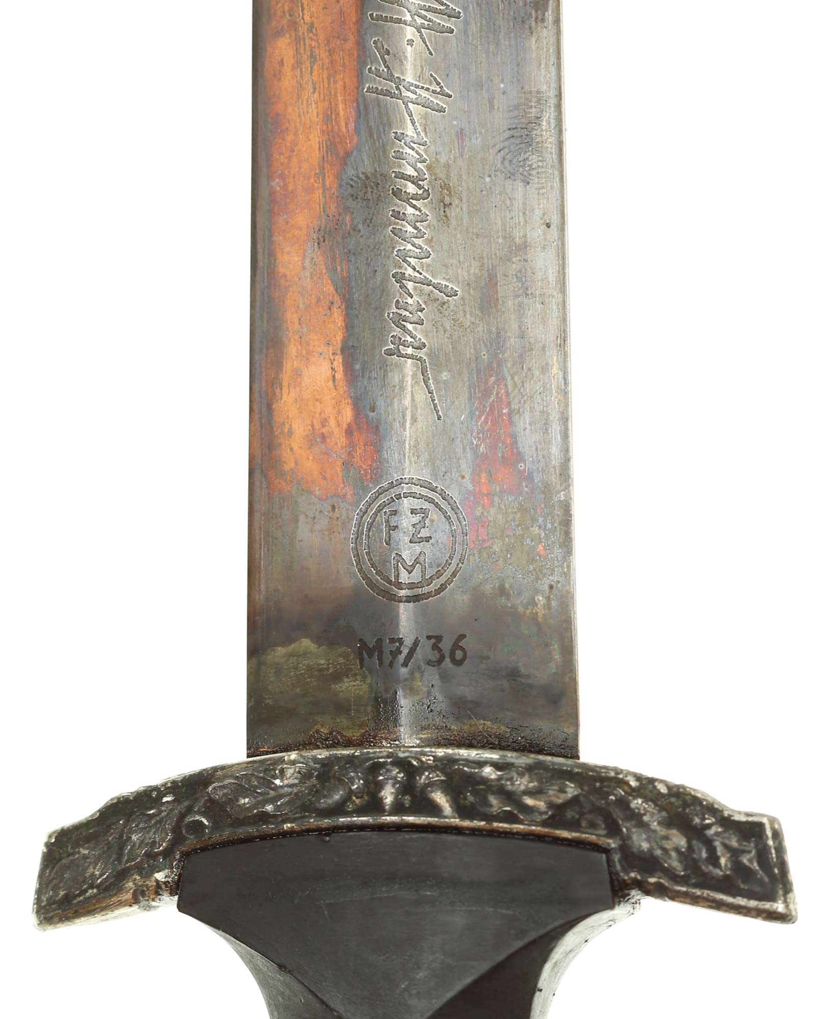 Почётный кинжал СС H. Himmler – ножны, обтянутые кожей