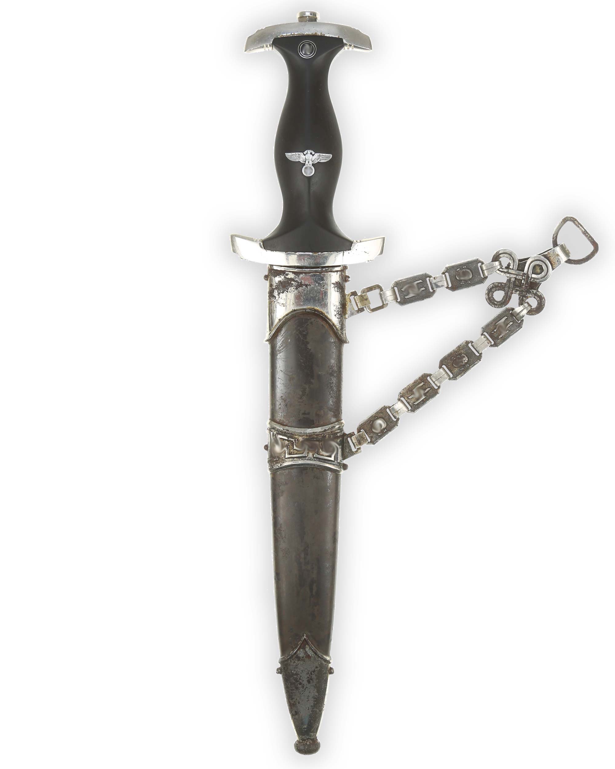 SS chained dagger M1936 with chain hanger Type B2 Type II found condition