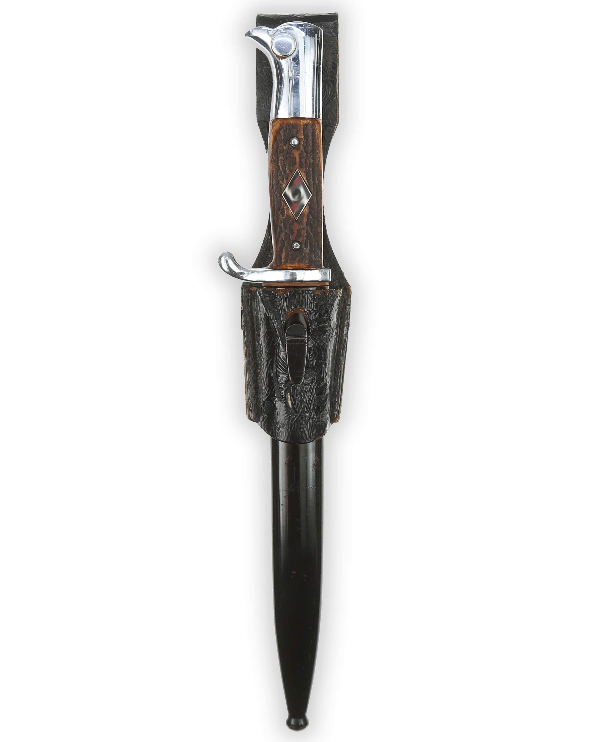 Studentenbund sidearm with stag horn grip plates – Rudolf Büchel Solingen