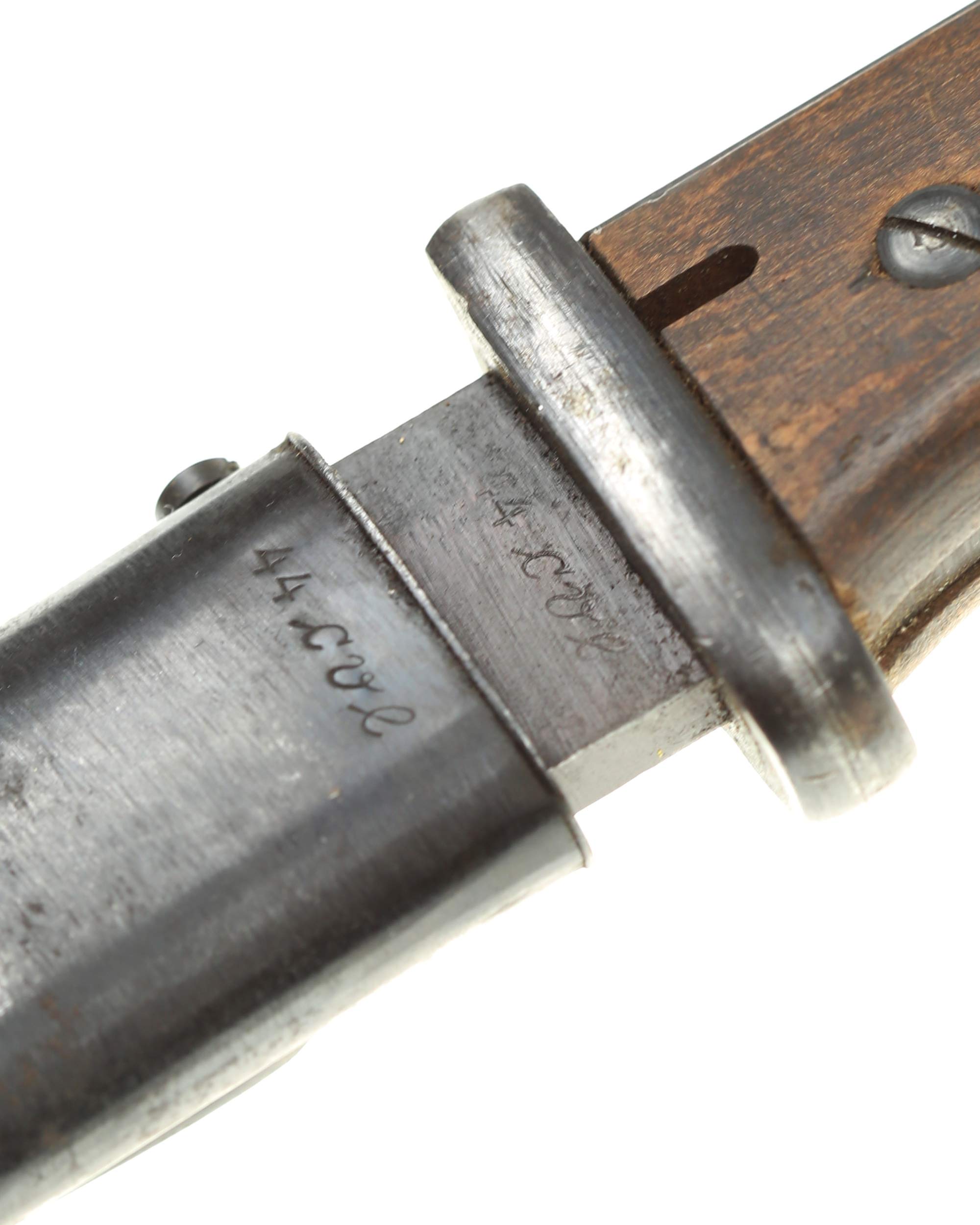 Blued steel scabbard for Wehrmacht bayonet 84/98