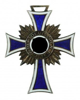 © DGDE GmbH - German mother cross in bronze, Germany - 2nd Model, 2 Stage, silver
