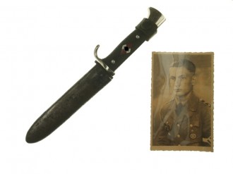 © DGDE GmbH - HJ (Hitler Youth) Knife with motto and dedication - RZM M7/85