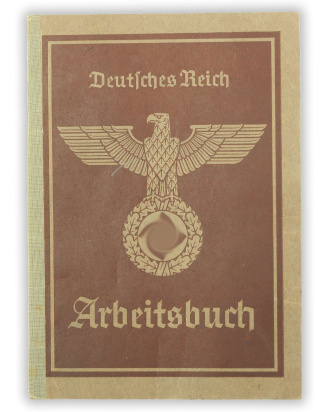 Deutsches Reich Arbeitsbuch 1939 – Arbeitsamt Siegen