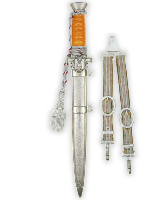 &copy; DGDE GmbH - Red Cross Officer's Dagger [M1938] with Hangers & Knot