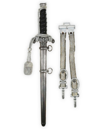 © DGDE GmbH - Railway Dagger for Leader [M1935] with Hangers & Expertise by Robert Klaas Solingen