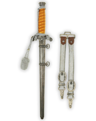 Heeres-Offiziersdolch [M1935] mit Gehänge und Portepee – Robert Klaas Solingen