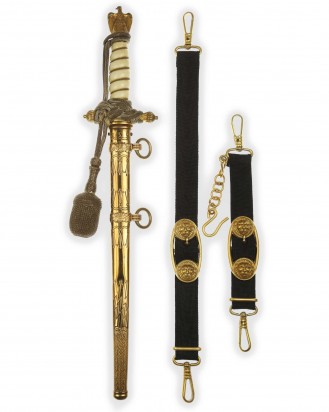 © DGDE GmbH - Navy Officer Dagger [2nd Model] by E.&F. Hörster Solingen