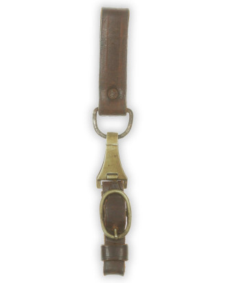 © DGDE GmbH - 2-tlg. Leder-Gehänge für den Dienstdolch der SA