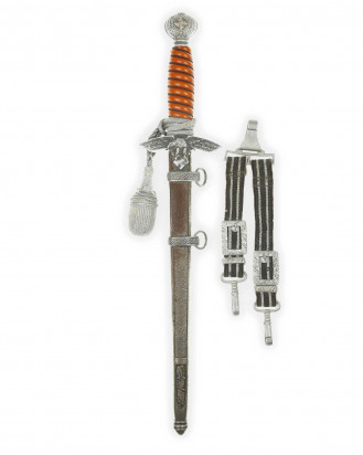 © DGDE GmbH - Luftwaffen Offiziersdolch [1937] mit Gehänge und Portepee – Paul Weyersberg Solingen