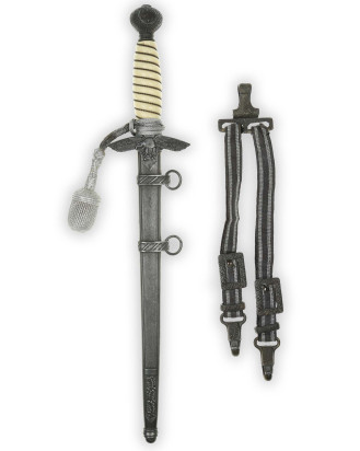 © DGDE GmbH - Luftwaffen Offiziersdolch [1937] mit Gehänge und Portepee