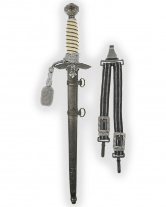 © DGDE GmbH - Luftwaffe Dagger [1937] with Hangers & Portepee by E. & F. Hörster Solingen