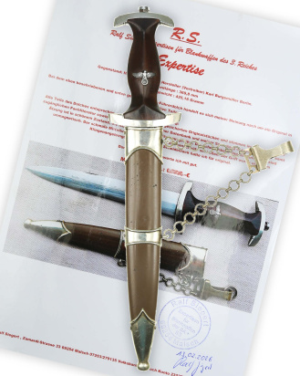 &copy; DGDE GmbH - Кинжал командного состава Национально-политической школы - (NPEA) обр. 1935 г - Карл Бюргсмюллер Берлин