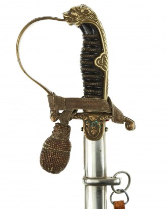 © DGDE GmbH - German WWI Lion Head of the Prussian Officers Sword