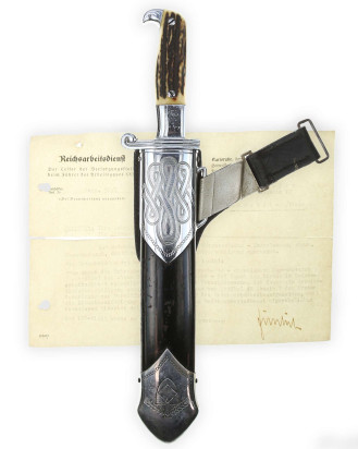 © DGDE GmbH - RAD Hauer für Unterführer [M1934] mit Gehänge – Carl Eickhorn Solingen