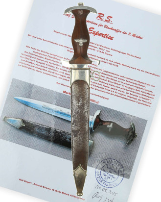 © DGDE GmbH - Наградной кинжал СА с подписью Эрнста Рема - Карл Айкхорн Золинген