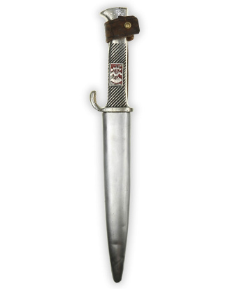 &copy; DGDE GmbH - Spanischer Falange Dolchmesser mit Initialen "JBB"