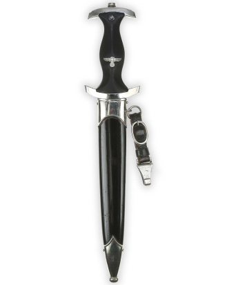 &copy; DGDE GmbH - SS Dienstdolch [Späte Fertigung] mit Gehänge - RZM 1196/38 SS (Ed. Wüsthof Solingen)