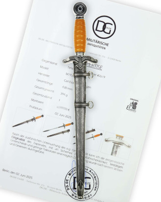 © DGDE GmbH - TeNo Officer’s Dagger M1938 by Carl Eickhorn Solingen
