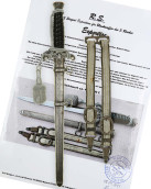 Railway Dagger for Leader [M1935] with Knot & Expertise by Robert Klaas Solingen