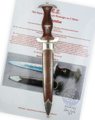 SA Full Rohm Honor Dagger [Ernst Röhm] by Carl Eickhorn Solingen