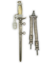Dolch für Staatsbeamte [M1939] mit Portepee & Gehänge - F.W. Höller Solingen