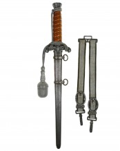 Heeres-Offiziersdolch [M1935] mit Gehänge und Portepee – E. Pack & Söhne Solingen