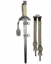Heeres-Offiziersdolch [M1935] mit Gehänge und Portepee – SMF Solingen