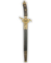Hunting Cutlass with Stag Horn Grip and Etched Hunting Blade – E. & F. Hörster Solingen