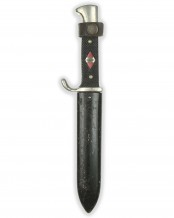 HJ Fahrtenmesser [Frühe Fertigung] mit Motto – Carl Schmidt Solingen