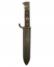 HJ Fahrtenmesser [Frühe Fertigung] mit Motto – E. Knecht & Co. Solingen