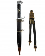Italian MSVN Fascist Leader's Dagger [M1939] with Hangers