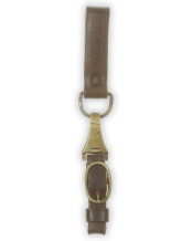 2-tlg. Leder-Gehänge für den Dienstdolch der SA