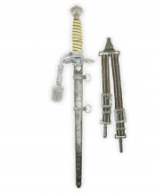 Luftwaffen Offiziersdolch [1937] mit Gehänge und Portepee