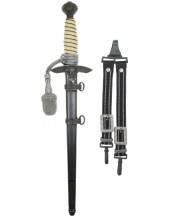 Luftwaffen Offiziersdolch [1937] mit Gehänge und Portepee