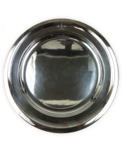 Large Serving / Warming Plate (Ø approx. 40.3 cm) – Wellner “67”, Reich Eagle with “AH”, Serial No. 152872