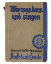 Buch: Wir wandern und singen. Liederbuch der NS-Gemeinschaft "Kraft durch Freude" Broschüre – 1936